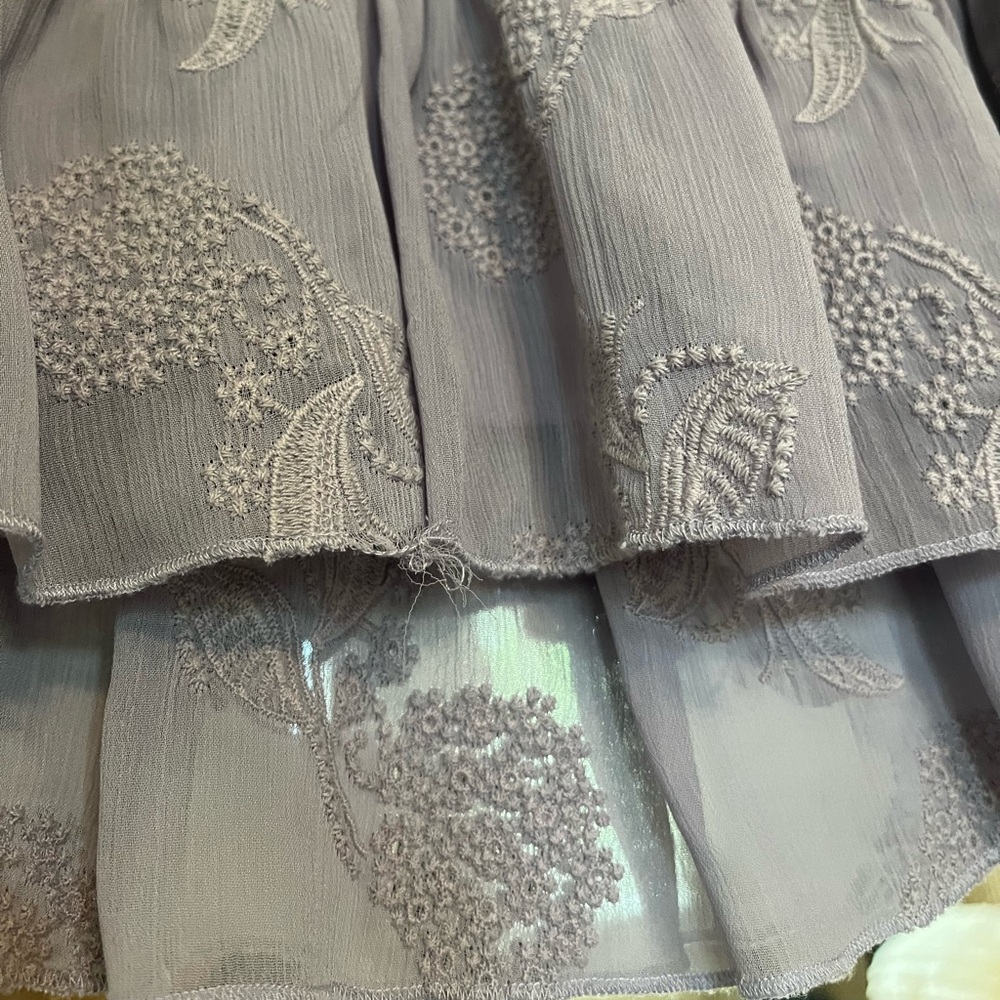 Vertigo Embroidered Ruffled Top - Picture 8 of 10